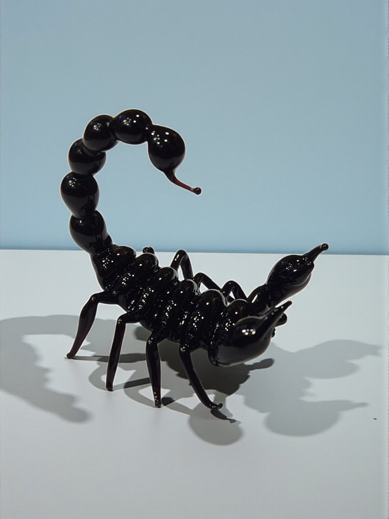 Tommasi Murano - Daniele Tommasi - Figure - Scorpione Nero - Murano glass #3.2