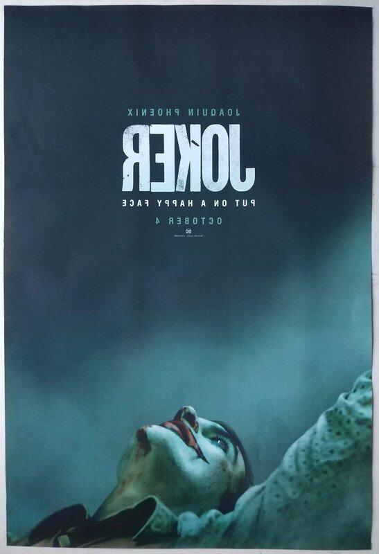 Chad Danieley - Joker - Original US Advance Theatre Release Poster - Double Sided - Rolled - MINT - No Reserve !! #1.0