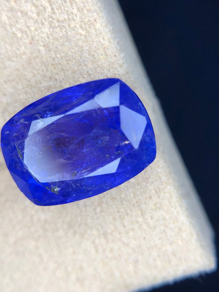 Fără preț de rezervă - 1 pcs Albastru, Violet Tanzanite - 9.63 ct - Asociația internațională de pietre prețioase colorate (ICA GemLab) #3.2