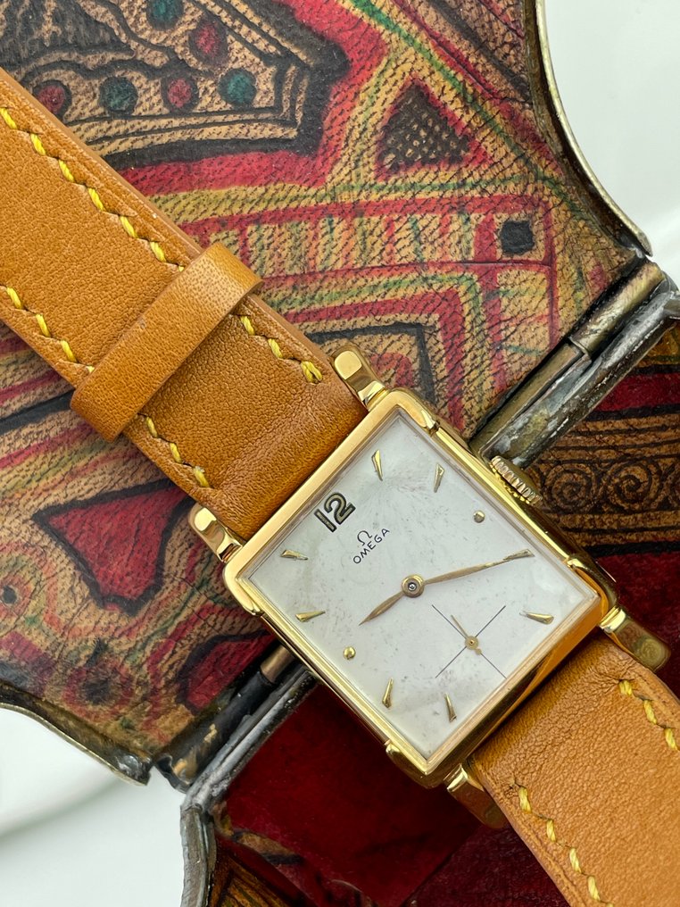 Omega - Ref.5738010 - Art Deco Tank - Cal. R17.8 SC - 14K GF - No Reserve Price - Men - 1900-1949 #1.0