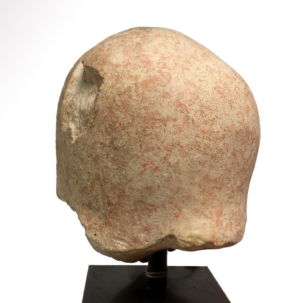 Αρχαία Ρωμαϊκή ασβεστόλιθος Κεφάλι μιας νεαρής κυρίας #4.3