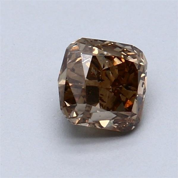 没有保留价 - 1 pcs 钻石 (天然色彩的) - 0.89 ct - 枕形 - Fancy deep 棕色 橙色 - SI2 微内含二级 - 国际宝石研究院(IGI) #3.2