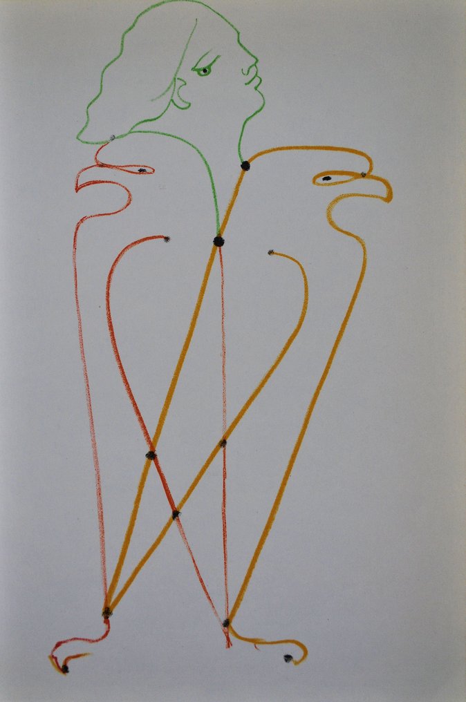 Jean Cocteau (1889-1963) - Les deux aigles #1.0
