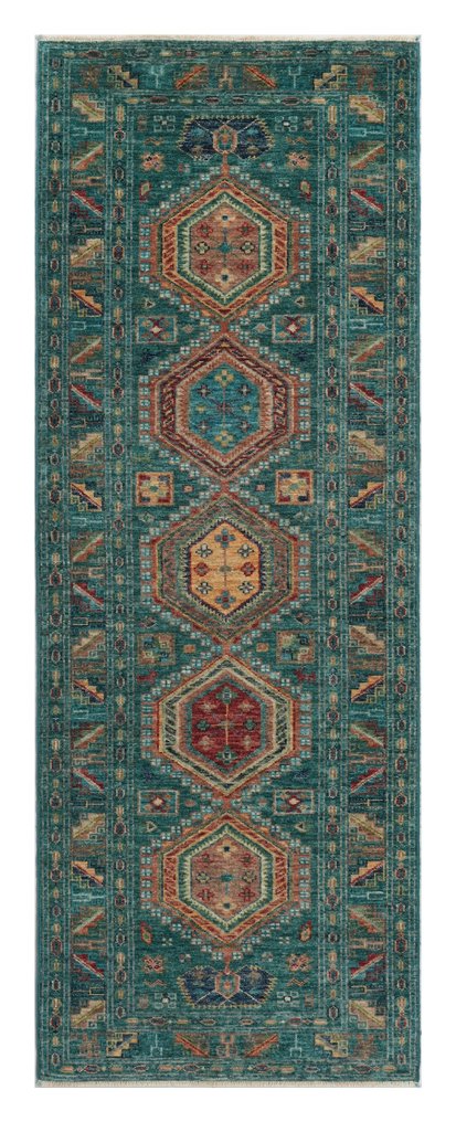 Kazak - Meisterstück - New - Carpet - 209 cm - 74 cm #1.0