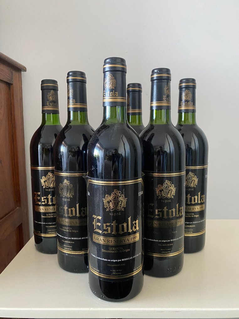 1991 Bodegas Ayuso, Estola - La Mancha Gran Reserva - 6 Bottles (0.75L) #1.0