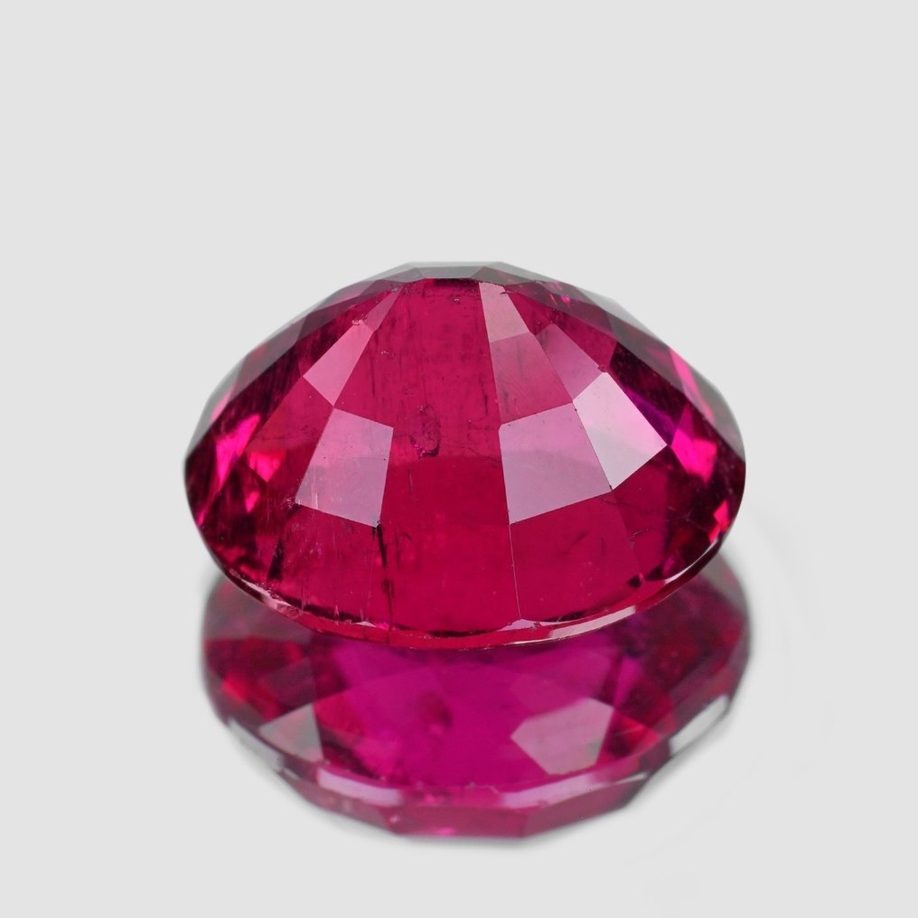 1 pcs Rood Toermalijn - 3.01 ct - nternational Colored Gemstone Association (ICA GemLab) - Rubellite #4.3