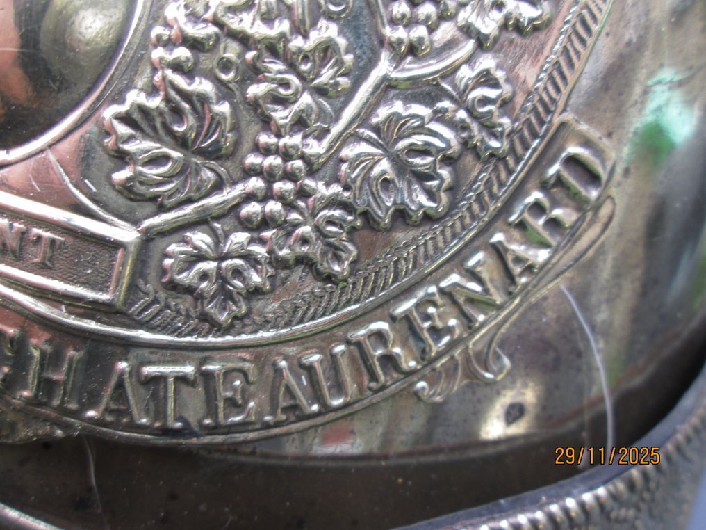 Γαλλία - πυροσβέστης - Στρατιωτικό κράνος - Καπέλο πυροσβέστη M1830 από το Chateaurenard 13. #4.3