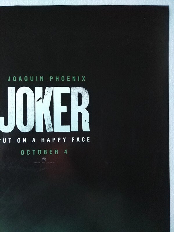 Chad Danieley - Joker - Original US Advance Theatre Release Poster - Double Sided - Rolled - MINT - No Reserve !! #4.3