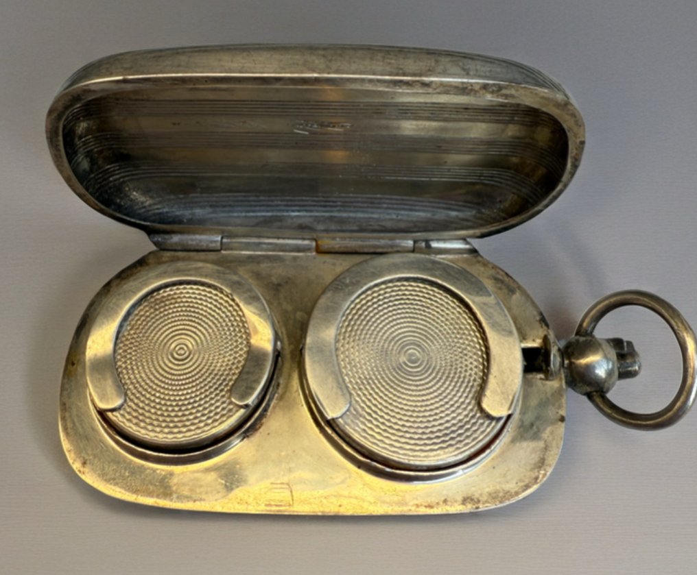 Skarbonka - Srebro pr. 800, Portmonetka Louis z masywnego srebra 800. - Porte-Louis fine 800’ #4.3