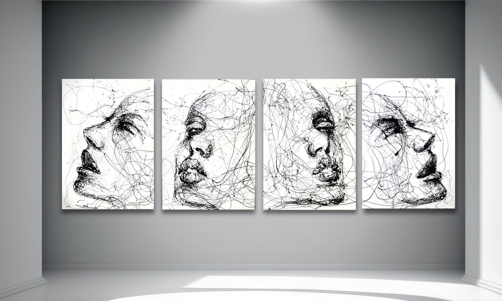 D. Witschkanow - ► “The immeasurable power of the abstract four forces - Erotic elegance" № I (XXXL) #1.0