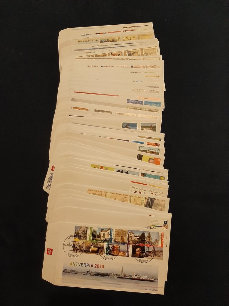 Belgium 2010/2011 - Party first day envelopes from the years 2010/11 (obp/cob: €785) #1.0