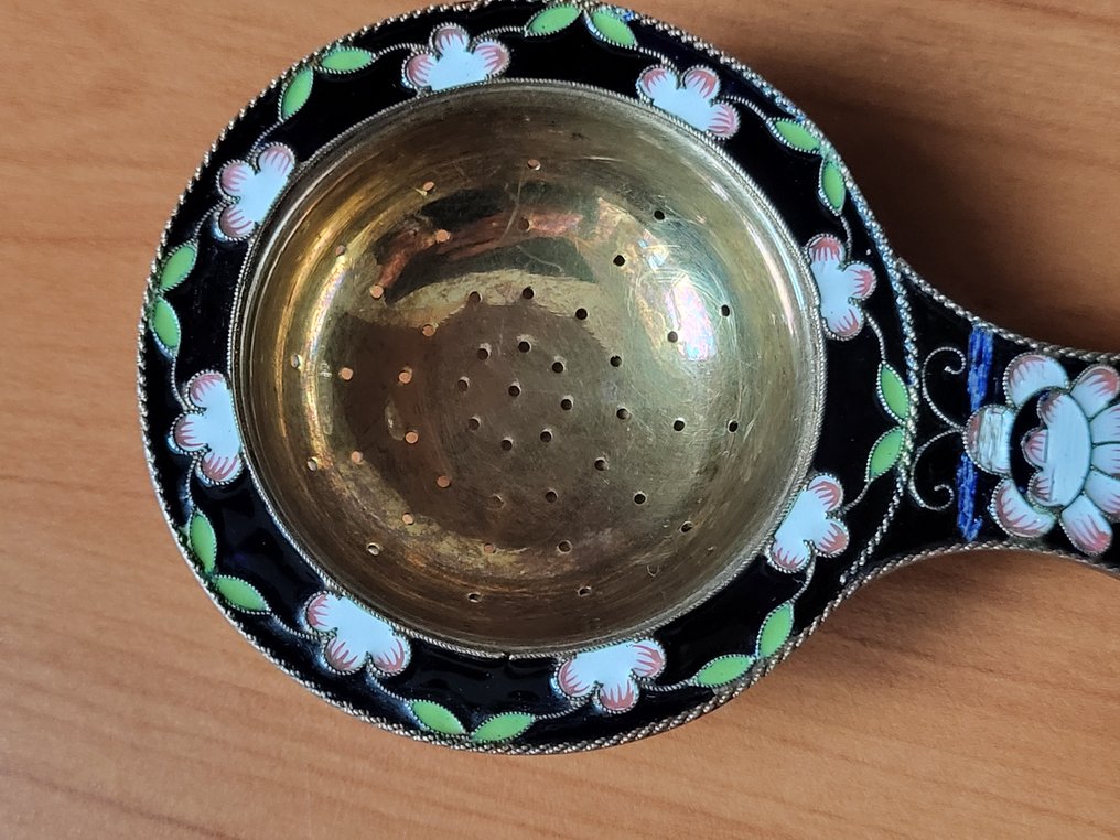 Colino del tè - .916 (88 Zolotniki) argento #2.1