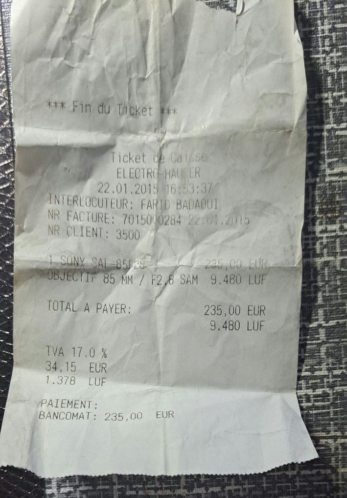 Sony α390 + SAM 18-55 + SAM 55-200 + SAM 85/2.8 Digitale reflex camera (DSLR) #4.3