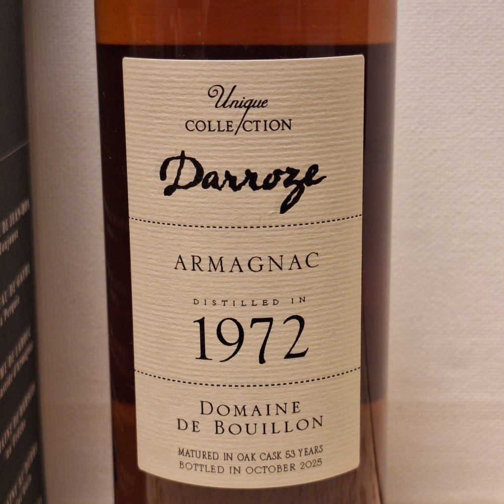 Domaine de Bouillon 1972 53 years old Francis Darroze - flask Ténarèze millésime - b. 2025 - 20cl #3.2