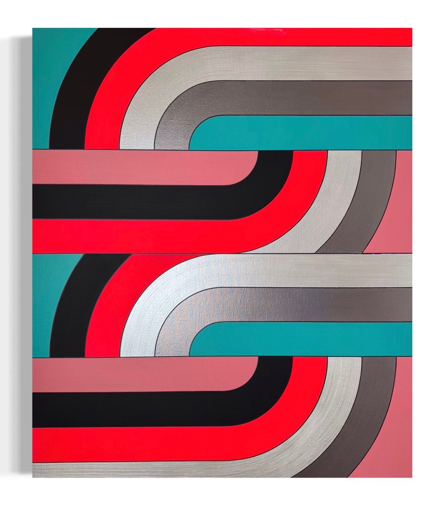 art studio | BRŪT - Abstract N° 2540.1 - XXL - 'CircleLines #06’ #1.0