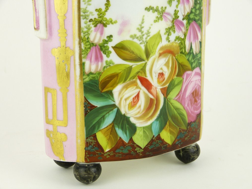 花瓶  - 瓷 - 老巴黎 #4.3