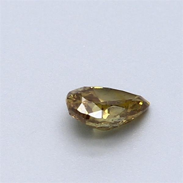没有保留价 - 1 pcs 钻石 (天然色彩的) - 0.31 ct - 梨形 - Fancy deep 黄色 - SI2 微内含二级 - 国际宝石研究院(IGI) #4.3
