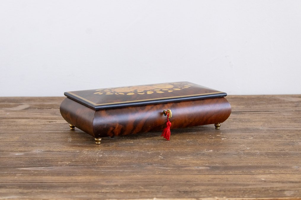 Carrillon MAPSA - 音乐首饰盒 - 意大利 - 1970-1980 - 镶嵌工艺 #3.2