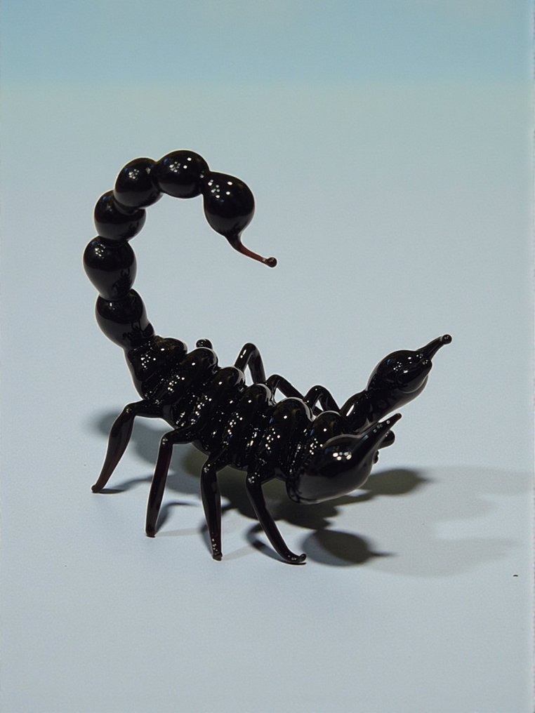 Tommasi Murano - Daniele Tommasi - Figure - Scorpione Nero - Murano glass #4.3