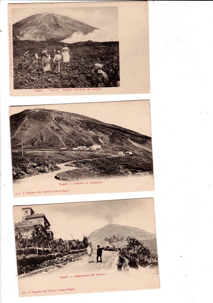 意大利 - 城市和景观, 海事, 城堡和纪念碑, 景观 - 那不勒斯 - 明信片 (67) - 1900-1930 #4.3