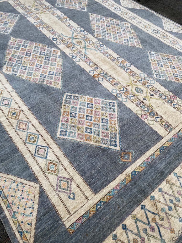 Δημιουργικό έργο Ikat χαλί - αχρησιμοποίητο - Χαλί - 358 cm - 270 cm #4.3