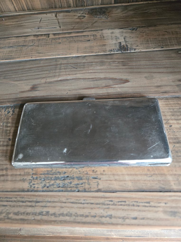 Cigarette case - .900 silver - Chinese Export Silver #3.2