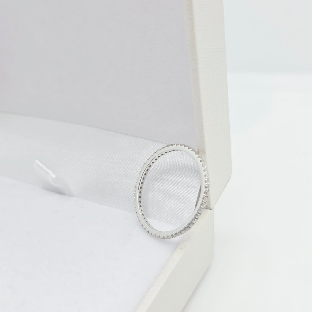 Nincs minimálár - Gyűrű - 14 kt. Fehér arany - 0.25ct. tw. Gyémánt (Természetes) #3.2