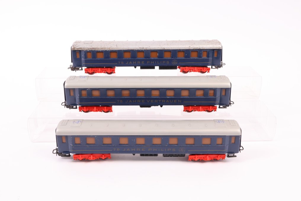 Märklin H0 - 模型客運火車 (3) - 三人列车车厢 '75年飞利浦 - 75年信任' #3.2