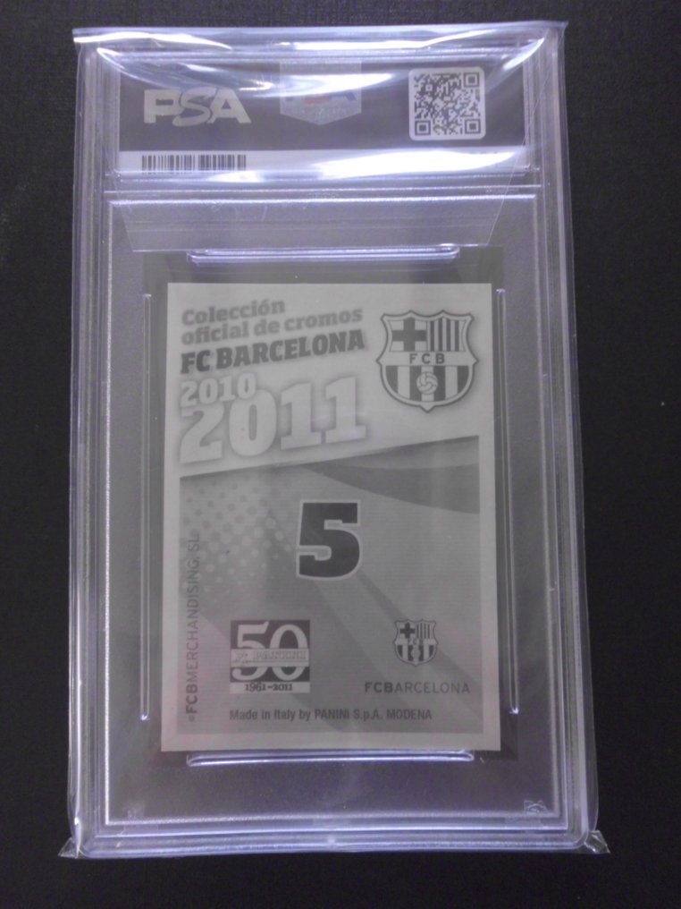 2010/11 Panini FC Barcelona 萊納爾·梅西 #5 Graded Sticker - PSA 10 - 1 Graded card #2.1