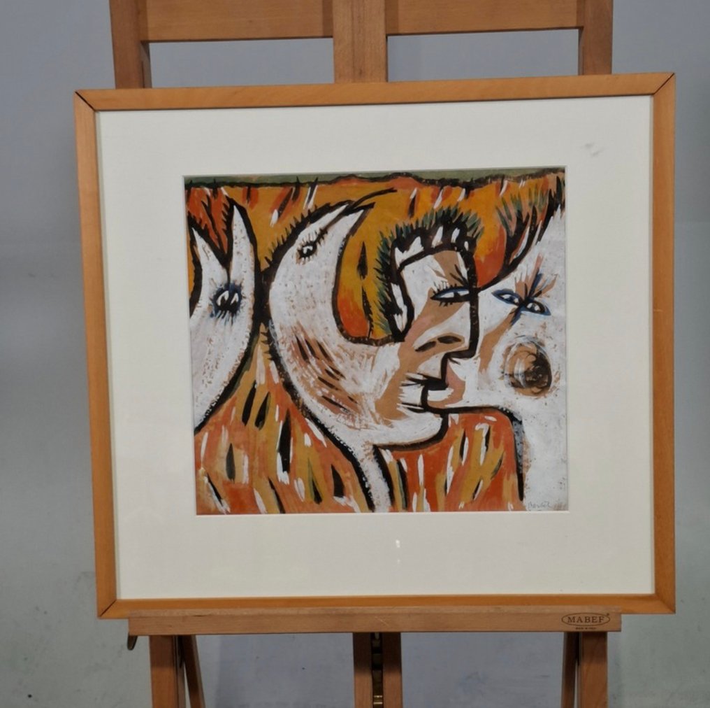 Anton Lutgerink (1930-2012) - Gouache Gouache VIII, 1964 #1.0