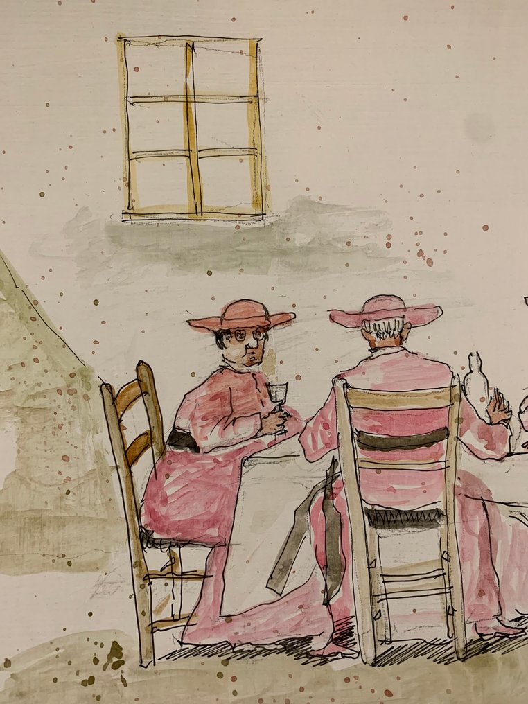 Nino Caffè (1908-1975) - Prelati a tavola #1.0