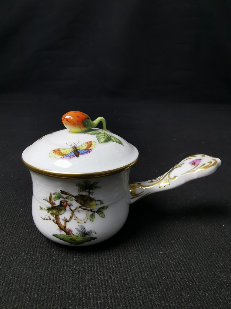 Herend Rothschild Bird 150° anniversario Pot-de-Creme - 朱古力鍋 - 瓷器 #1.0