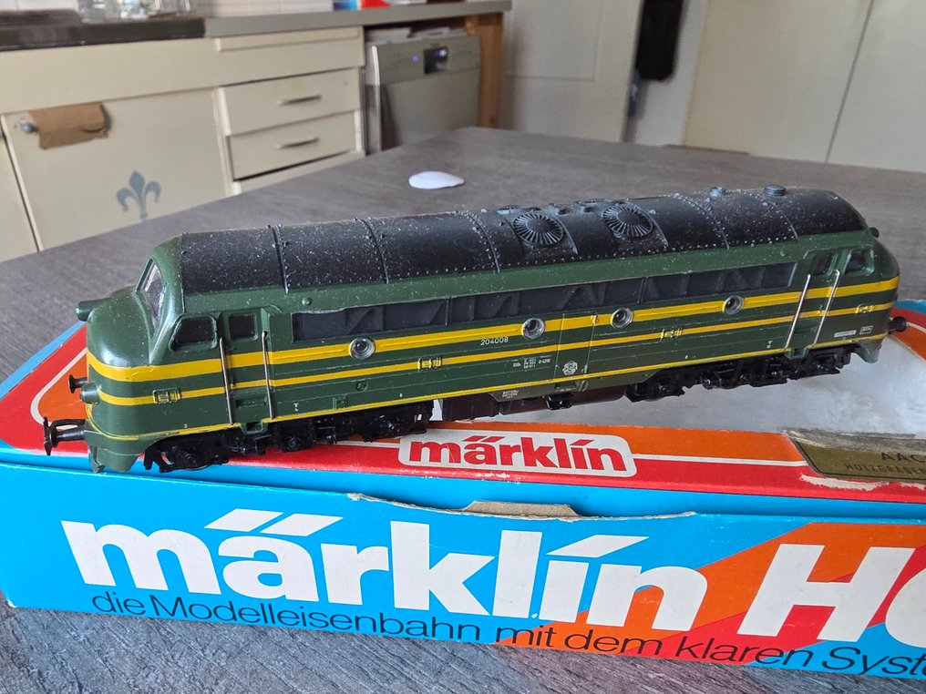 Märklin H0 - 3066 - Πετρελαιοκίνητη μηχανή τρένου (1) - Type 204/Reeks 53 - NMBS #1.0