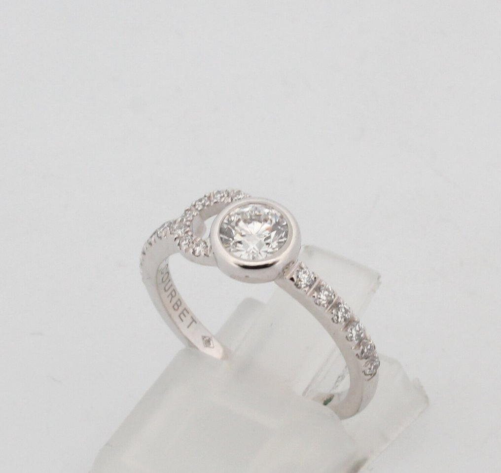 χωρίς τιμή ασφαλείας - Δαχτυλίδι - 18 καράτια Λευκός χρυσός Διαμάντι (Φυσικό) - Διαμάντι #2.1