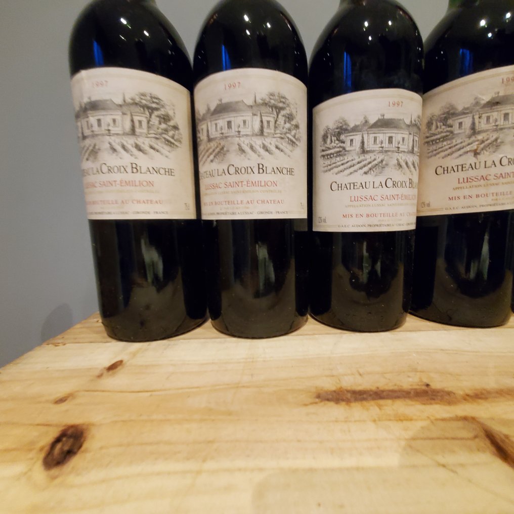 1997 Château la Croix Blanche - Saint-Émilion - 6 Flaskor (0,75L) #1.0