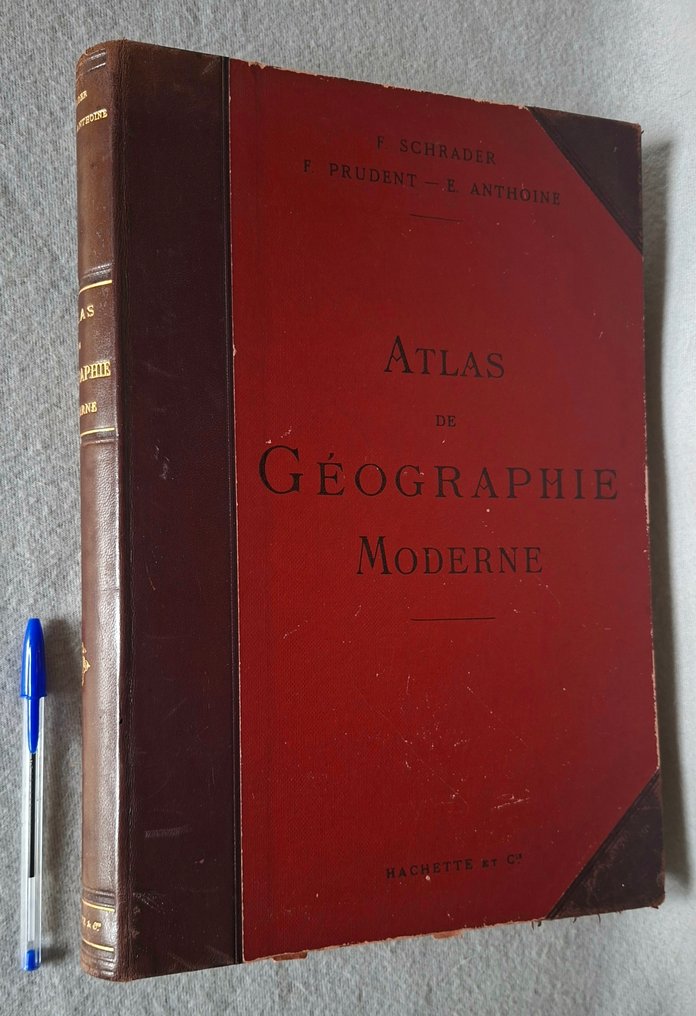 F. Schrader - Atlas de Géographie Moderne - 1901 #4.3