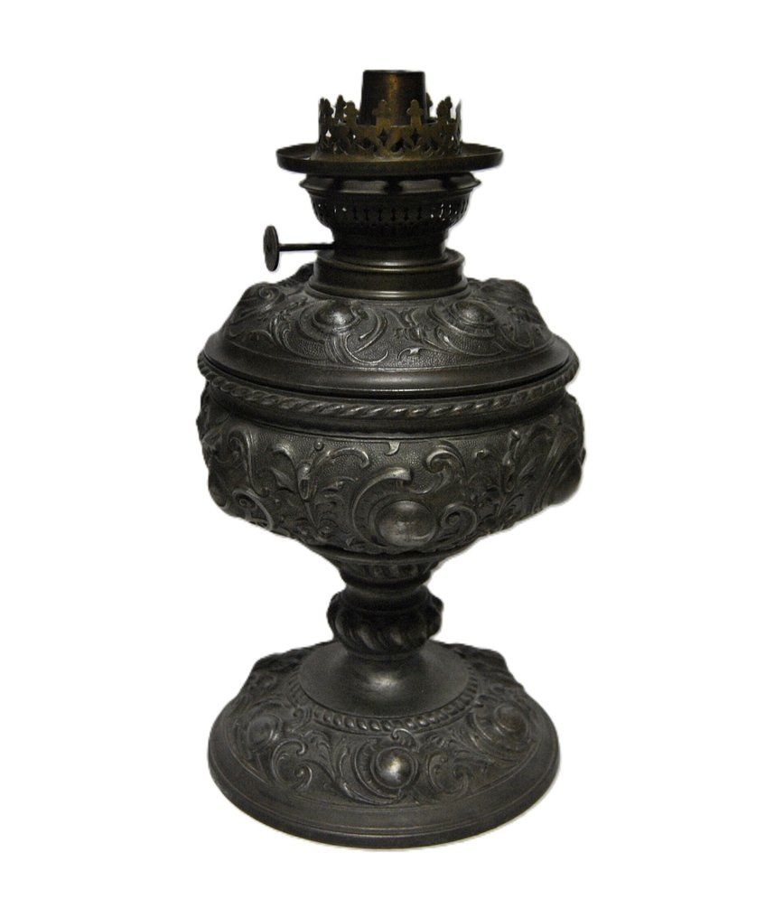 Rund Brenner - Kerosene lamp - Glass, Antimony #3.2