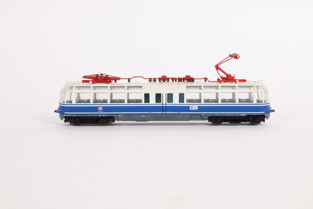 Fleischmann N - 7411 - 電氣火車 (1) - Glaserner Zug全景机车 - DB #3.2