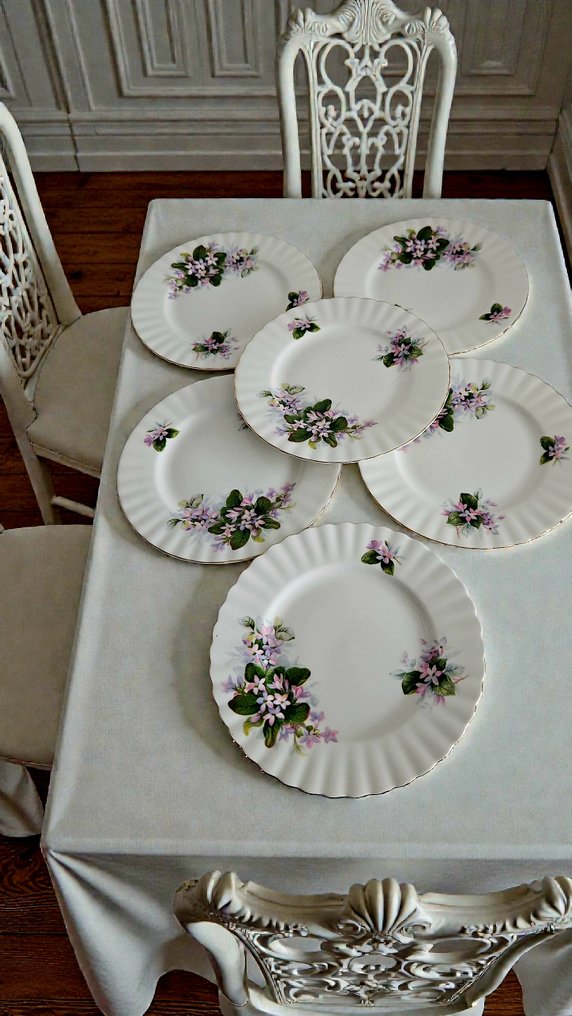 Royal Albert - Breakfast set (6) - Mayflower - Bone china - Classic British elegance #1.0