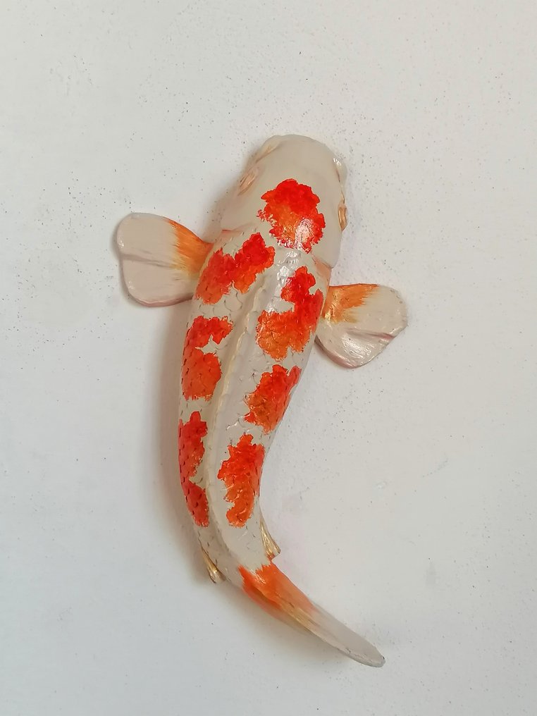 Vanessa Bonino - Skulptur, Koi carp - 35 cm - Steingods - 2025 #3.2