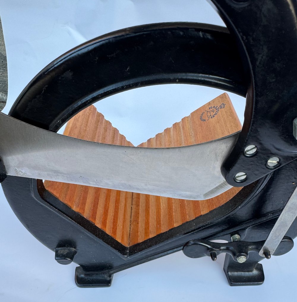 Raadvad - Ove Larsen - 面包切片机 -  294 - 金属, 木 - 丹麦面包切片机 #2.1