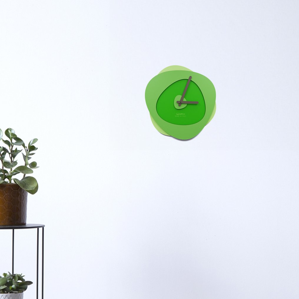 Vægur - GIallobus -  Samtidskunst Træ - 2024 - Ur Bokeh #3.2