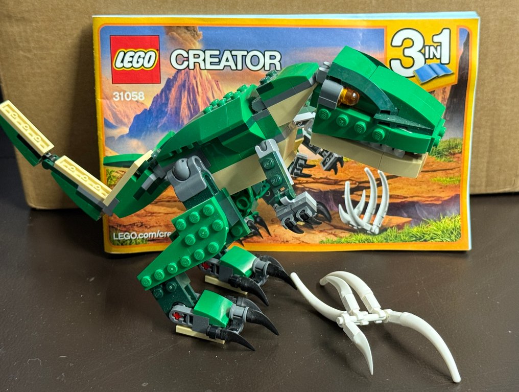 Lego Sæt - 31088, 31112, 31058 - Creator - Dinosaurier, Wilder Löwe, Bewohner der Tiefsee #1.0