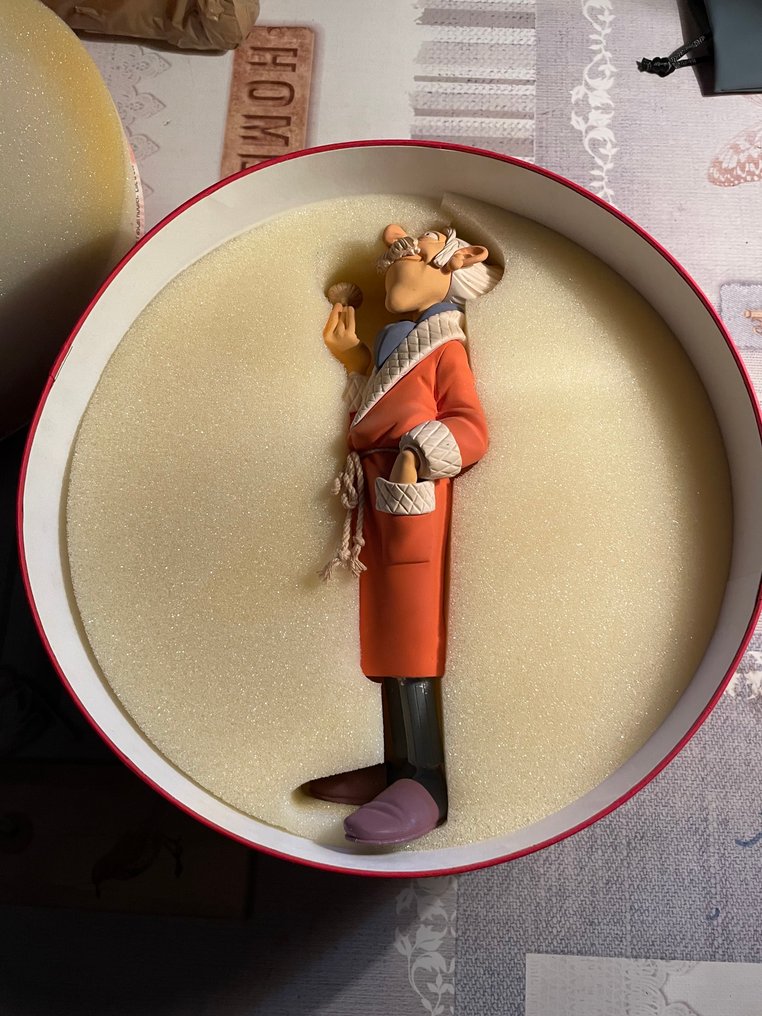 Fariboles Productions - Franquin - Statuetă, Le comte de Champignac - 22 cm - Rășină - 2002 #1.0