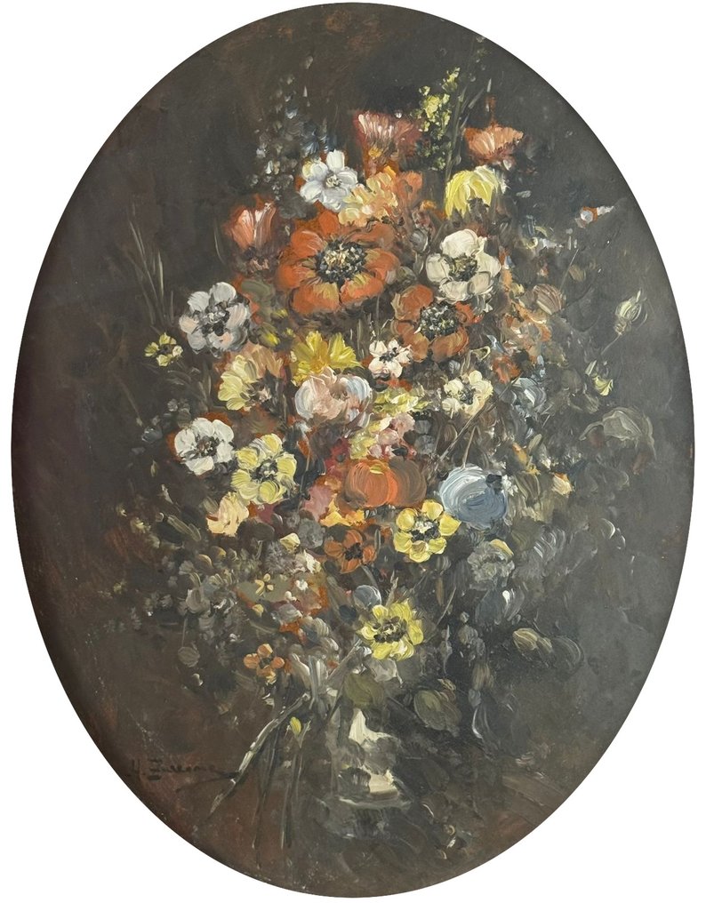 Ιταλική σχολή (XX) - Natura morta -  Fiori #1.0