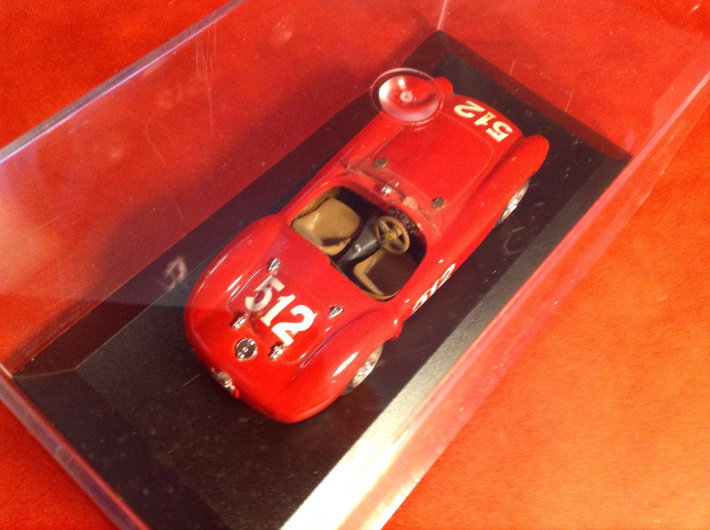 Top Models - made in Italy 1:43 - Modell versenyautó - Ferrari 500 Mondial Pinin Farina Spyder #0418MD 15° Mille Miglia 1954 #512 Sterzi/Rossi - Ma nehezen található #2.1