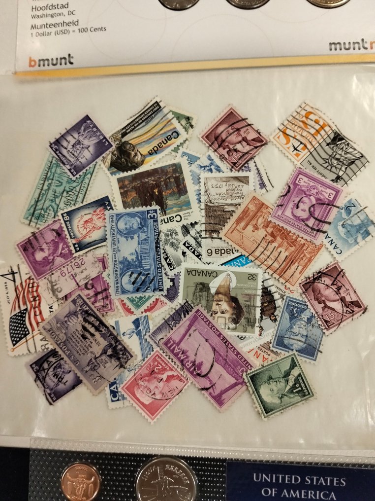 Estados Unidos, Canadá. 1 Cent 1901 - 1990s  (Sin precio de reserva) #4.3