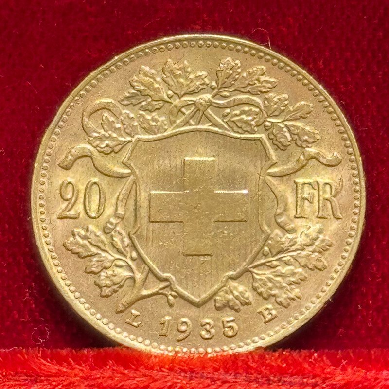 6,45 grams - Oro .900 - 20 Francs Suisse #1.0