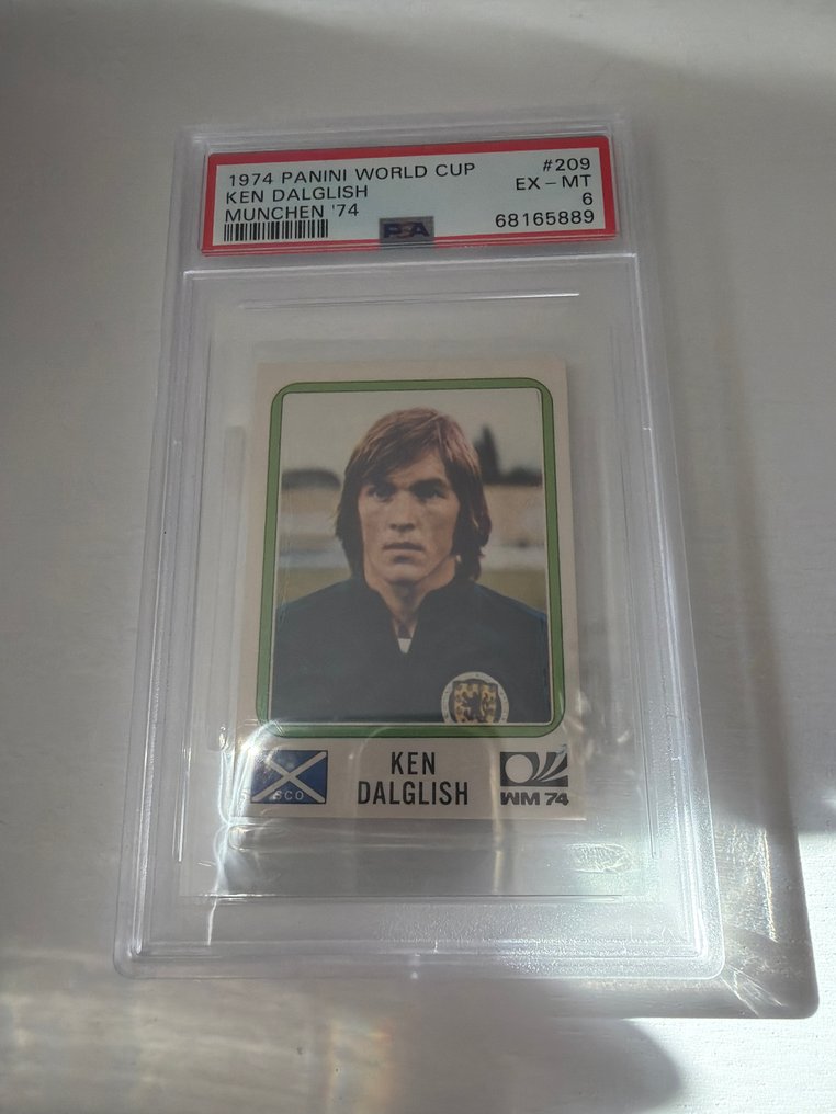Panini World Cup München 74 Ken Dalglish - PSA 6 Graded sticker #1.0