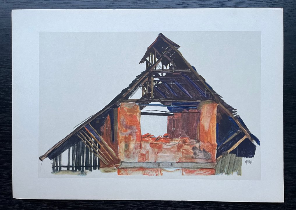 Egon Schiele (1890-1918), (after) - Alter Ziegelschuppen #2.1